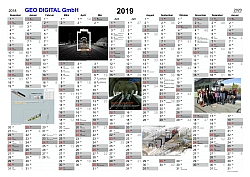 GEOPAC für ELITECAD-Wandkalender 2019
