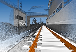 BIM mit GEOPAC für ELITECAD 15 – Modellierung Oberbau, Gleis und Fahrleitung